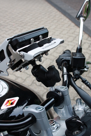 Sch&ouml;ne Lenkerschelle mit Gummikugelkopf