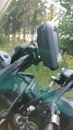Garmin Zumo 395LM Navi montiert an Kawasaki Versys 650 (BJ 2026) (3/4)